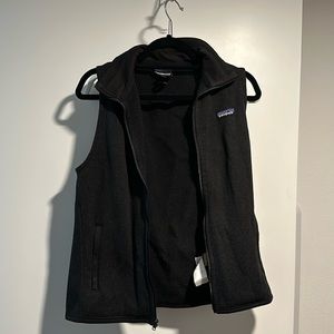 Patagonia black sweater vest